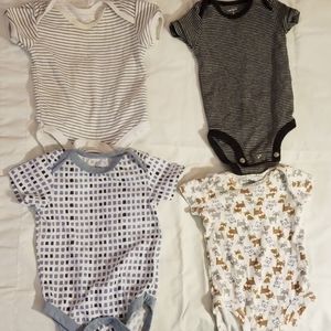 Baby boy onesies and tops